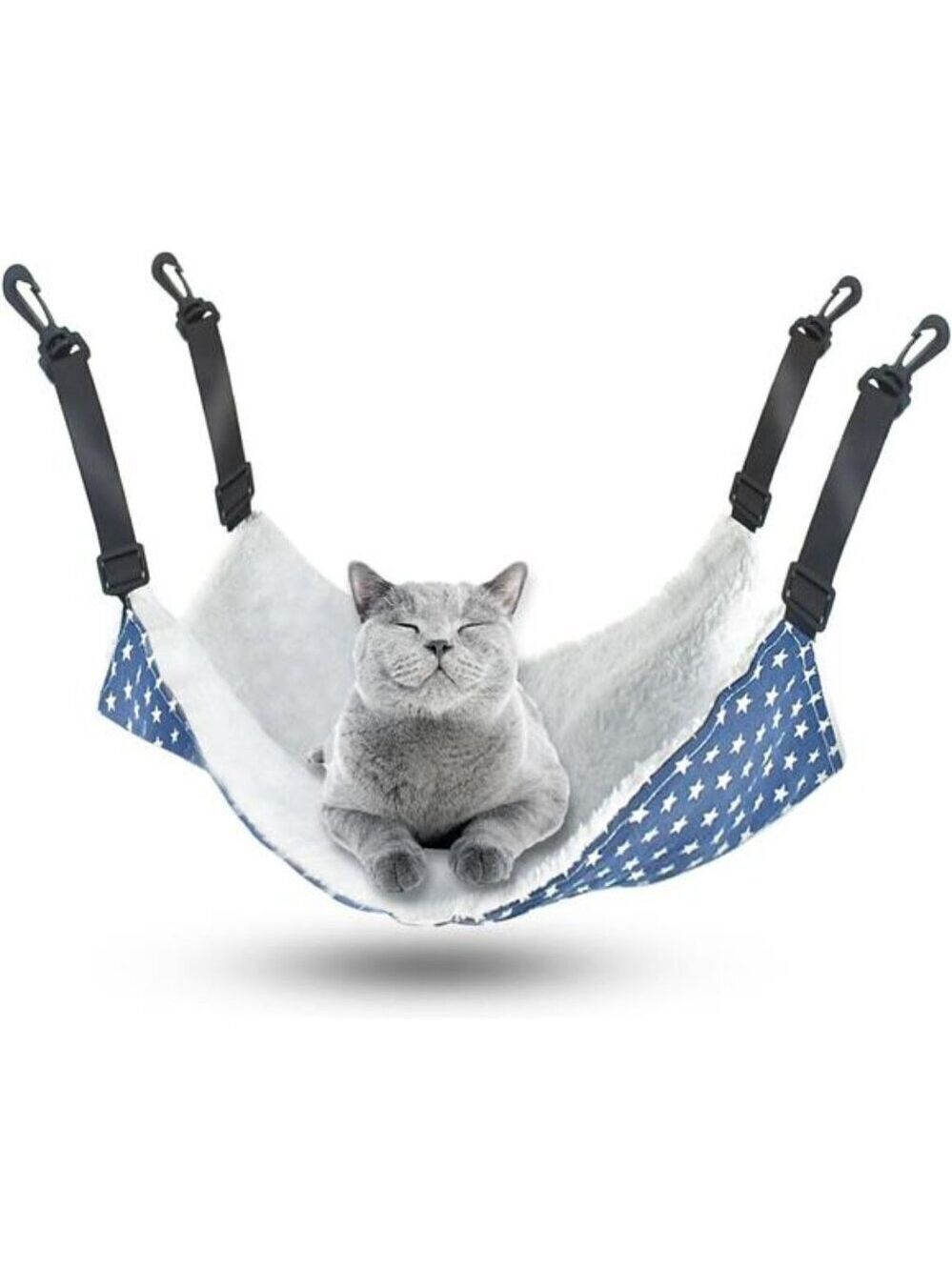 Cat Hammock Cage Reversible Hanging Bed Soft